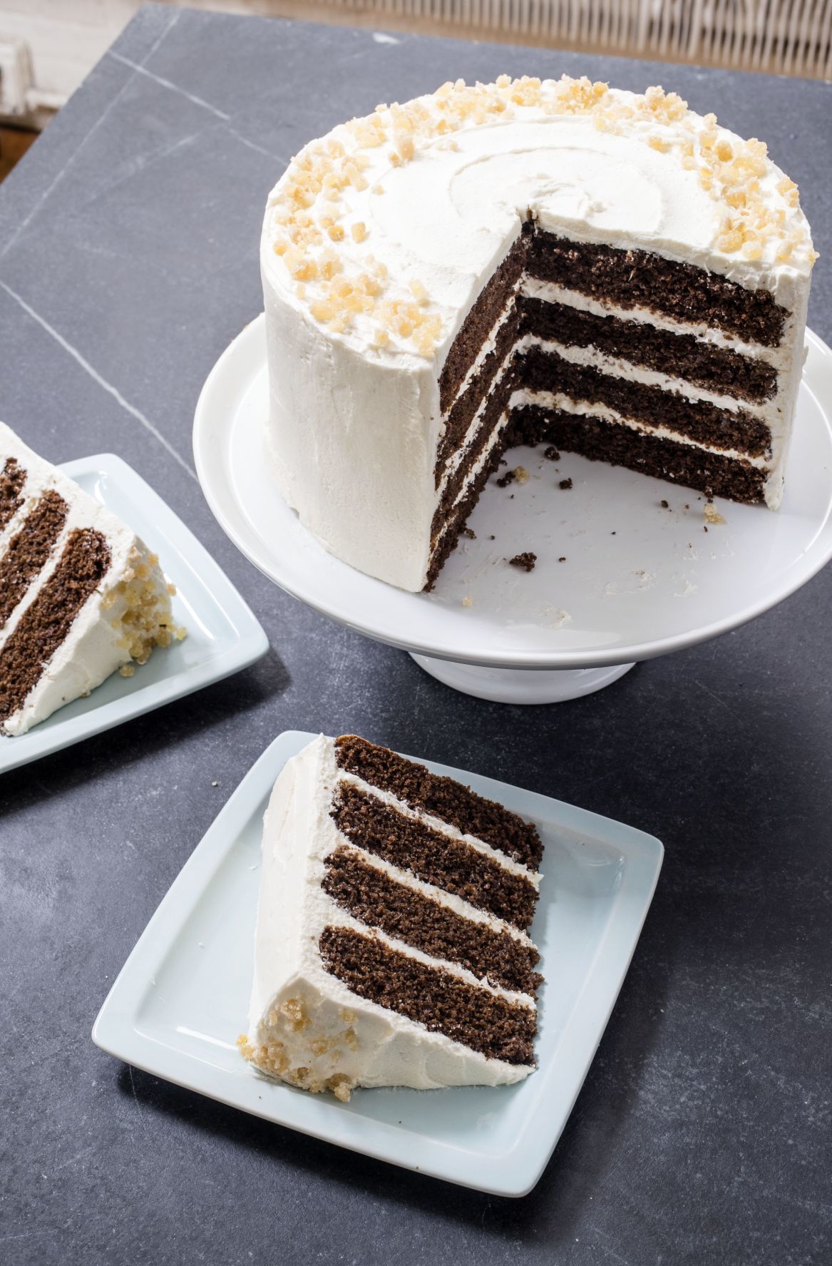 Food Column ATK Gingerbread Layer Cake